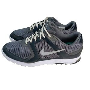 Nike Air Range WP Golf Shoes Mens 10.5 Dark Grey White Spiked 418541-001